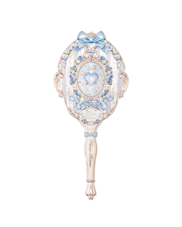 Bunny Garden Blue Hand Mirror